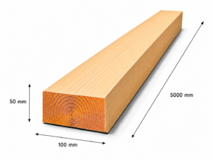 Luc C24 építő fűrészáru 50x100x5000 mm
