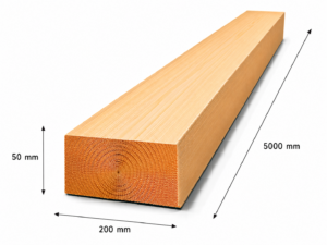 Luc C24 építő fűrészáru 50x200x5000 mm