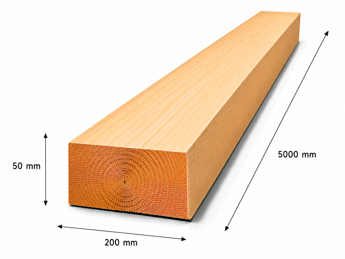 Luc C24 építő fűrészáru 50x200x5000 mm