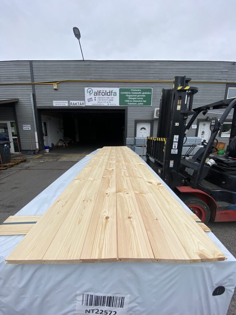 Borovi Fózolt hajópadló 19x146x4500 mm AB