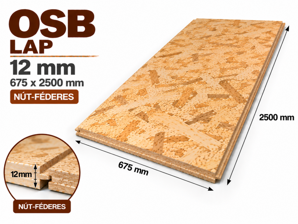 OSB-3 NF 12 mm 675x2500 mm