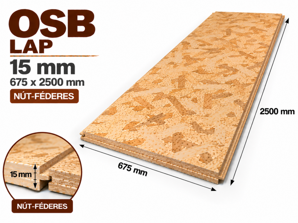 OSB-3 NF 15 mm 675x2500 mm