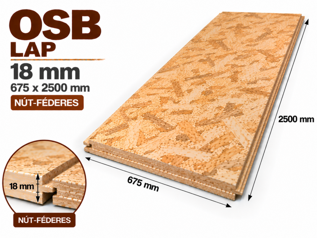 OSB-3 NF 18 mm 675x2500 mm