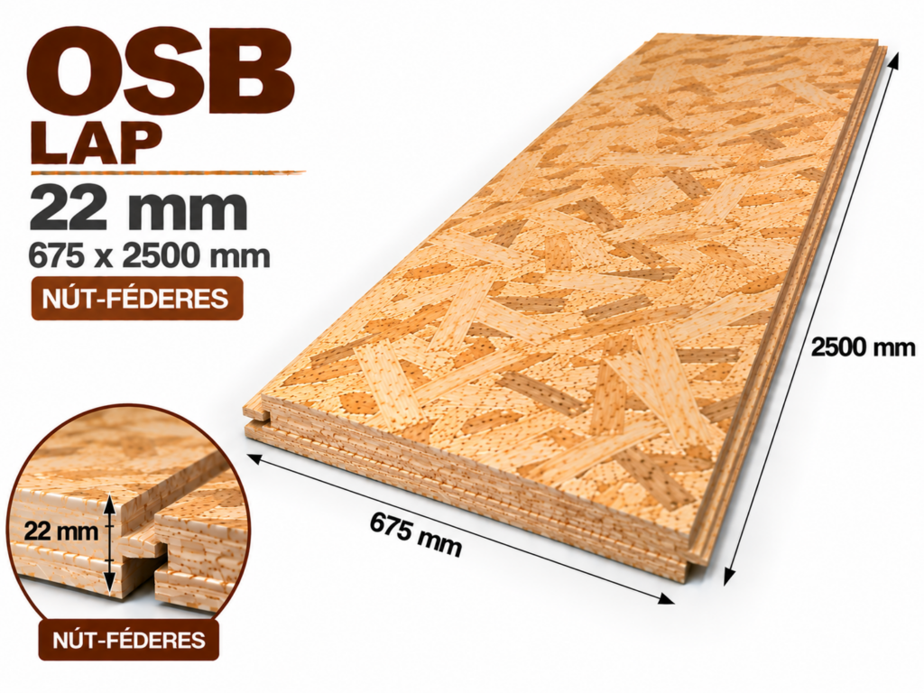 OSB-3 NF 22 mm 675x2500 mm