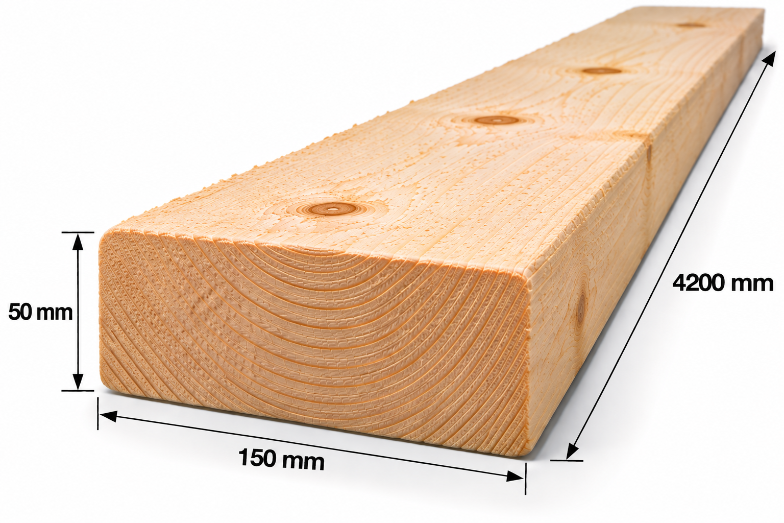 Finn luc szárított 50x150x4200 mm SF